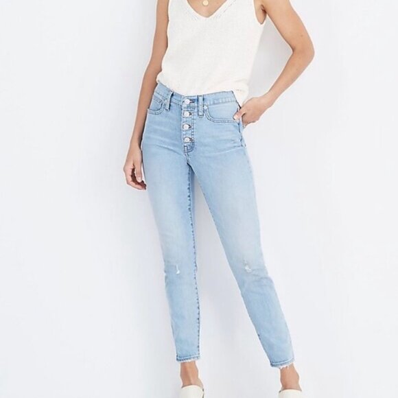 Madewell Denim - Madewell 9" High-Rise Skinny Jeans